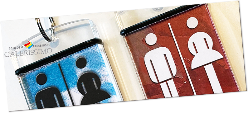 Schöne WC-Schlüsselanhänger kaufen